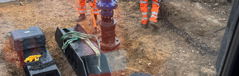 Norfolk Vanguard 400 KVA Substation - Helical Pile Installation