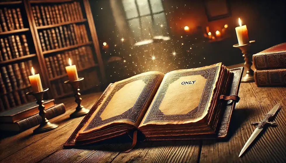 Ein magisches Wunschbuch, in das man seine Wünsche schreiben kann