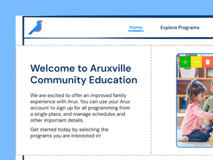 Update to Arux helps programs deliver a better digital experience to families