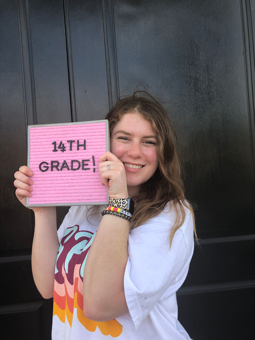 first day of sophomore year in college!!