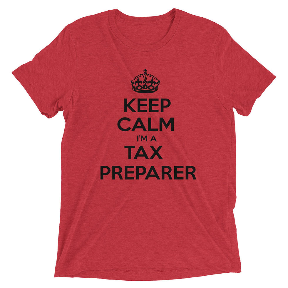 Thumbnail: Keep Calm Tax Preparer T