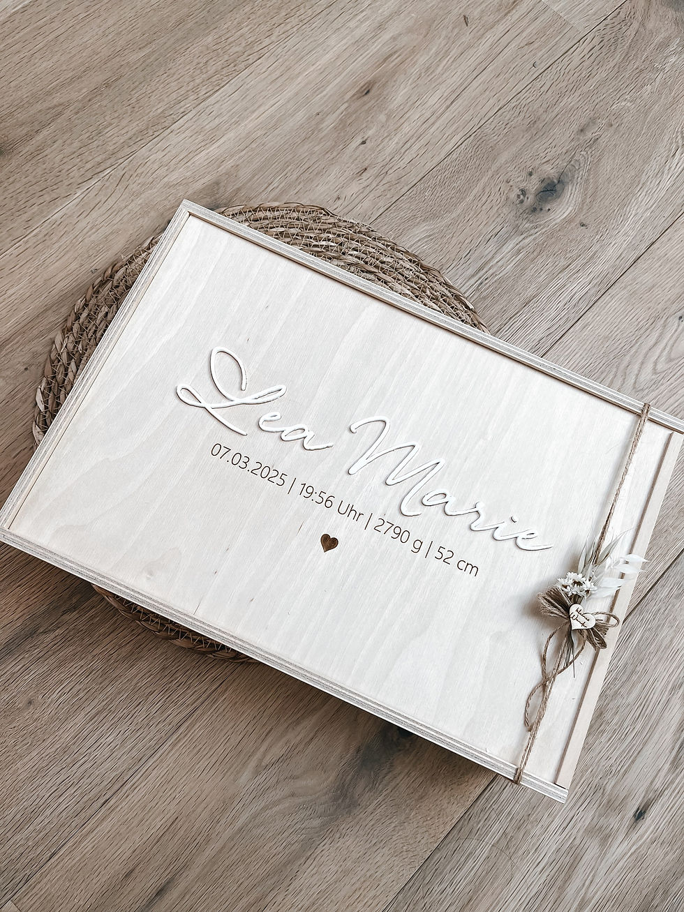 Erinnerungskiste "Schlicht 3D"