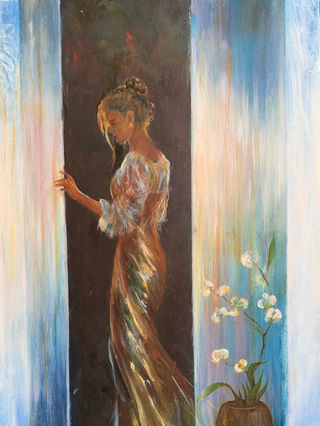 L'indécise Sylvie Launay Peinture