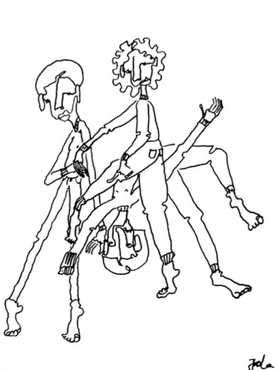 ink on paper, Jade Krym , Carmkei , Kunst