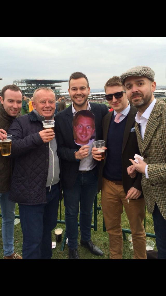 From Left to Right - JJ, Moaty, Ross, Tom (held by Ross), Kieran & Darren