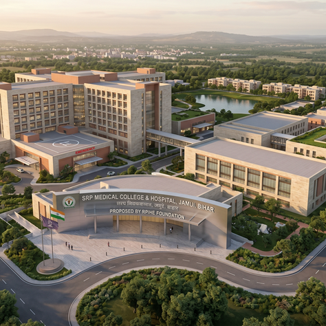 Health Equity for All: Transforming Healthcare in Jamui through SRP Medical College & Hospital.