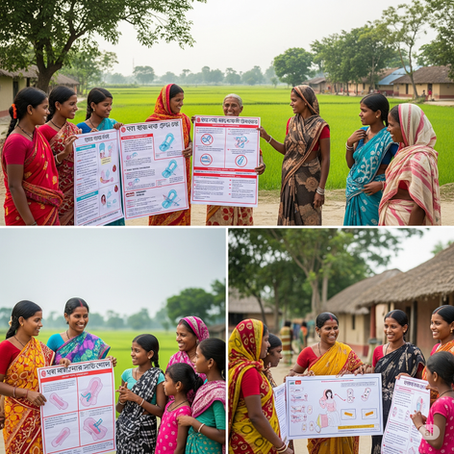 Measuring Behavioral Change: The Role of Strategic Post Promotion in Enhancing Sanitary Pad Use in Raghunathganj, West Bengal.