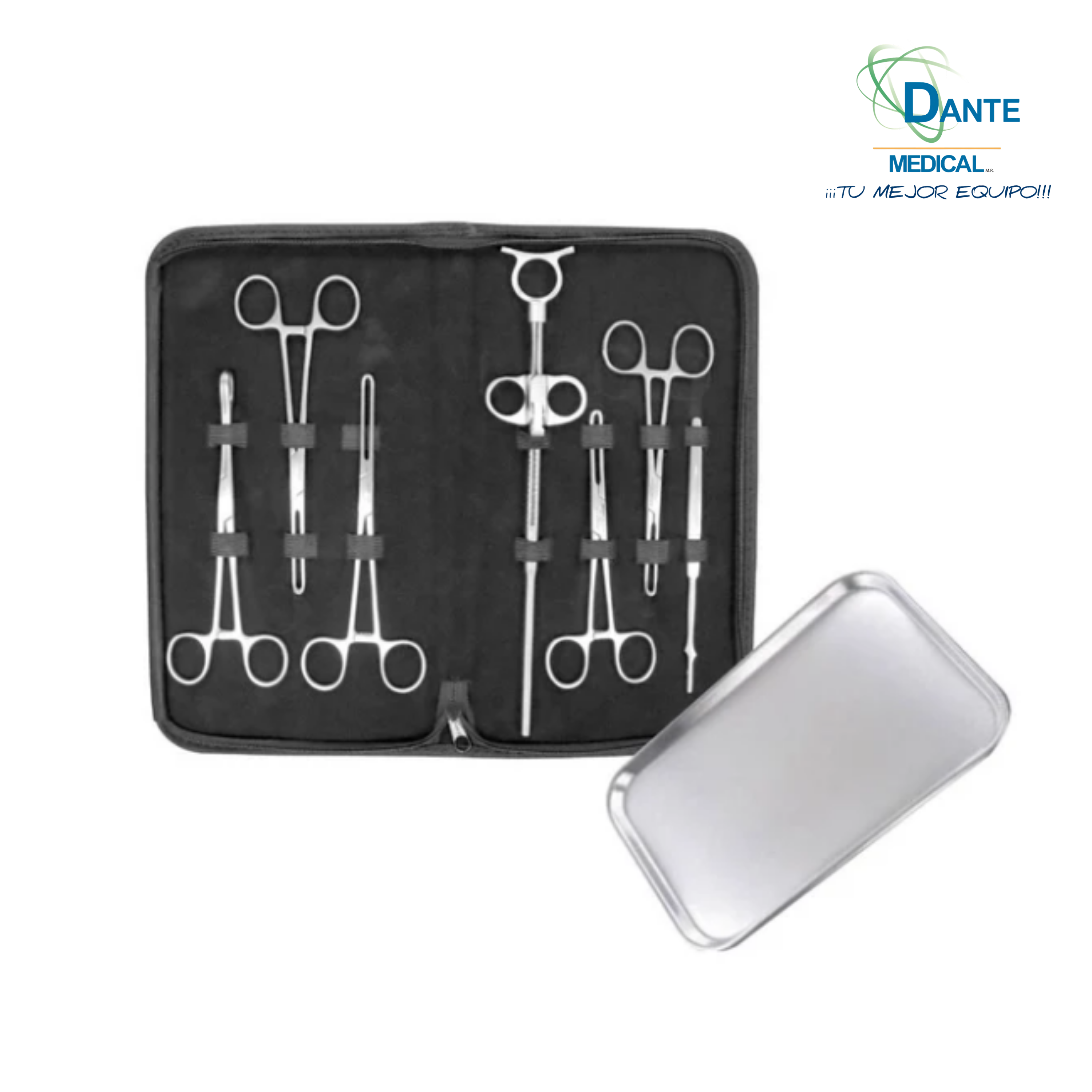 Equipo de Amigdalotomía 8 Piezas de Alta Calidad Hergom Medical | Acero inoxidab