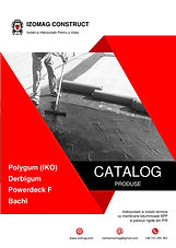 Catalog produse izolatii termice si hidroizolatii terase. Izomag Construct Bucuresti.