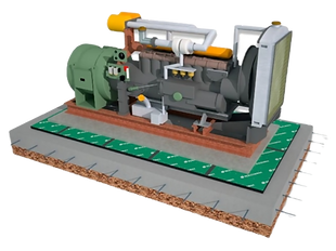 Megamat. controlul vibratiei. Izolatie fonica Isolgomma Romania. Bucuresti