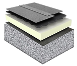 Diagrama hidroizolatii terase pe beton. Izomag Construct Bucuresti