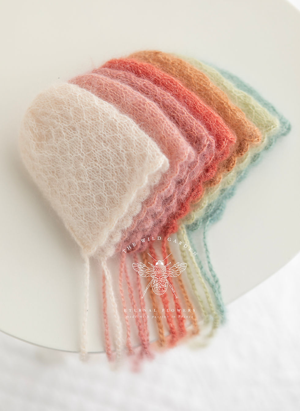 Thumbnail: Bonnet mohair Fille