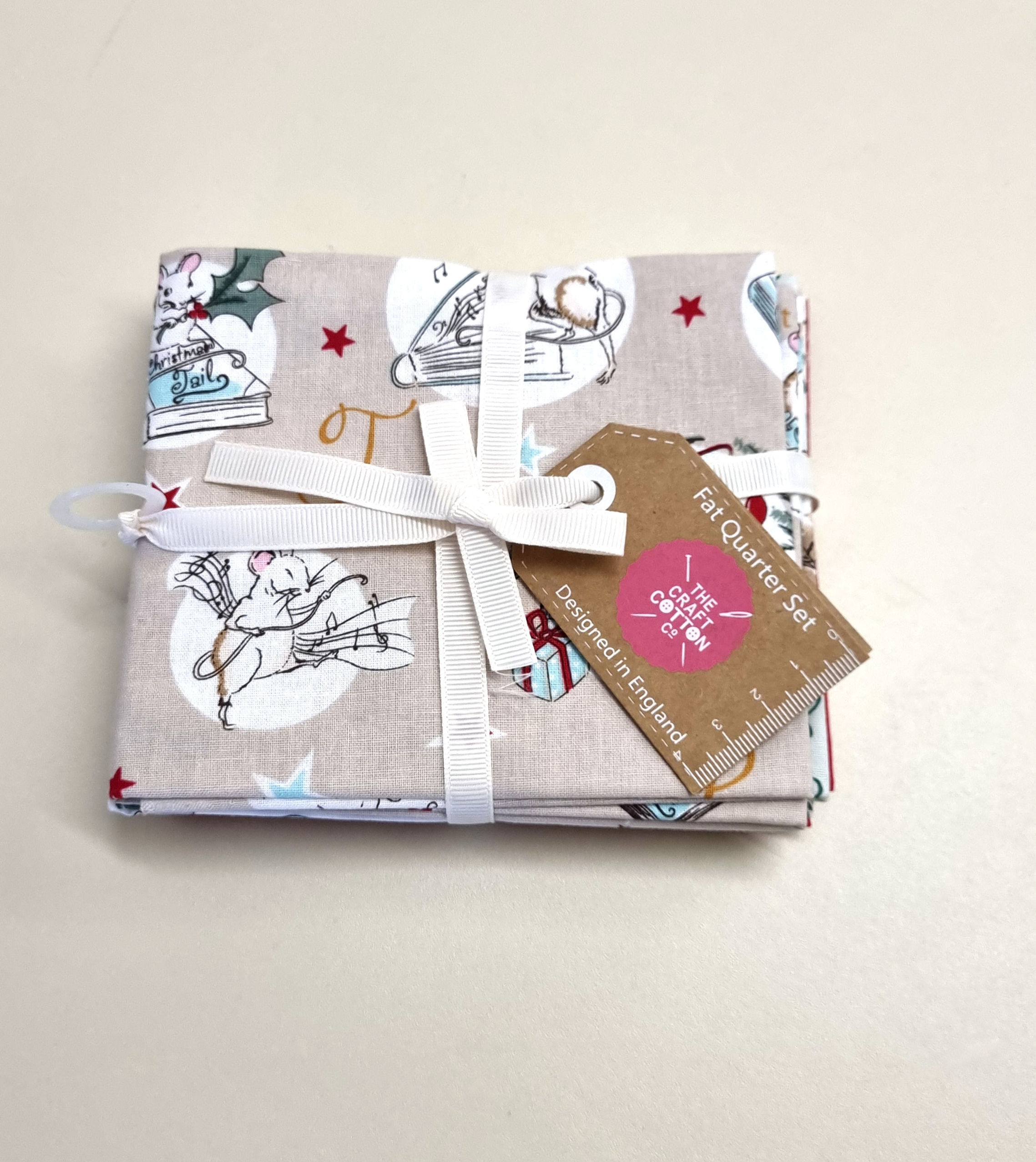 Stoffpaket  Christmas Mouse