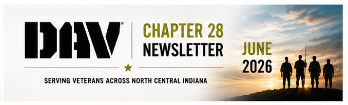 DAV Chapter 28 Newsletter June 2026 header