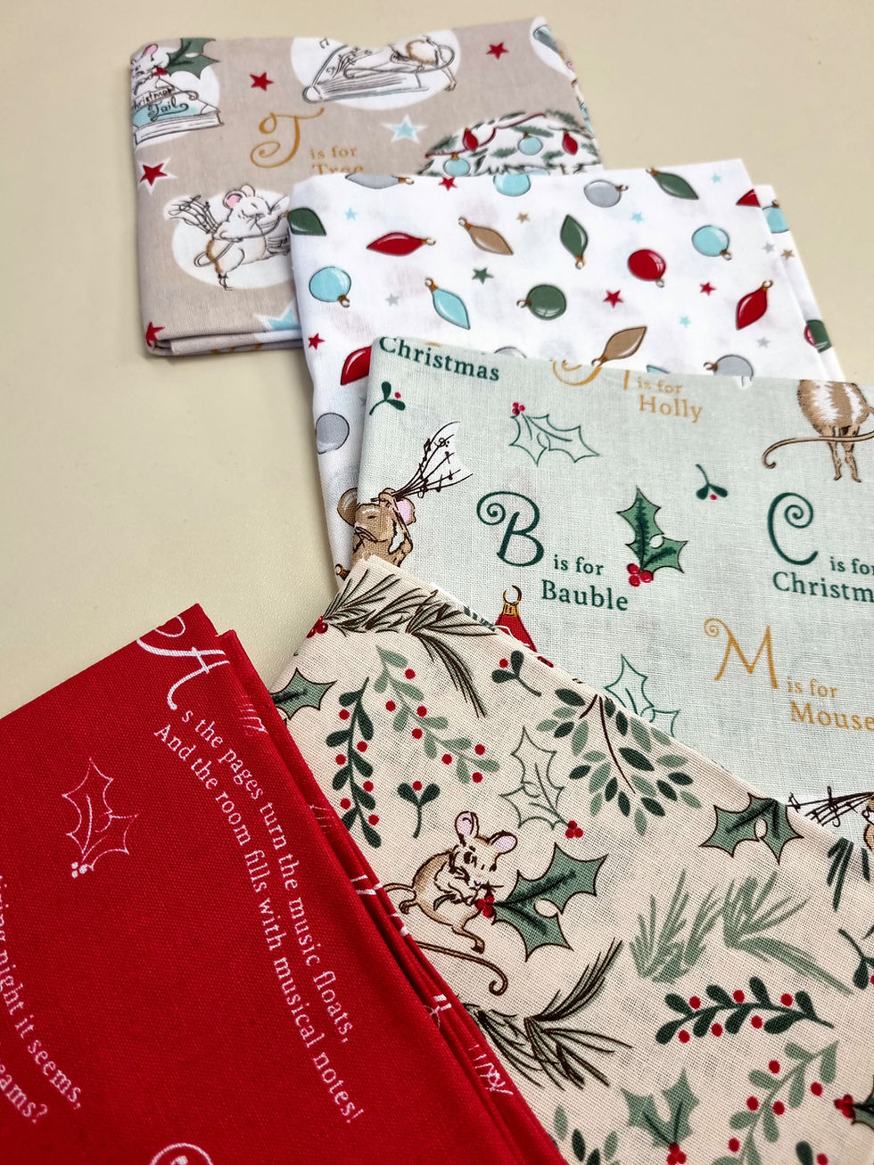 Miniaturbild: Stoffpaket  Christmas Mouse