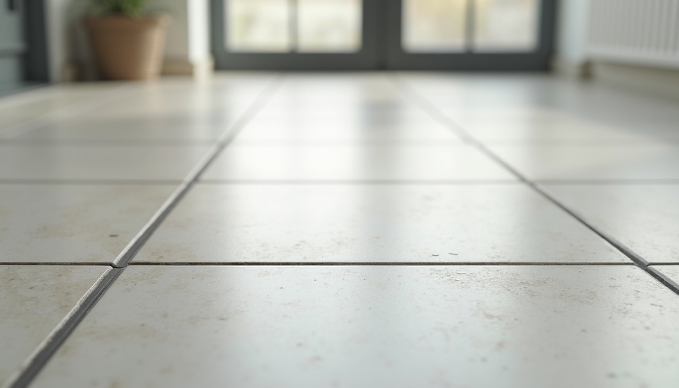 cleaning ceramic tile grout