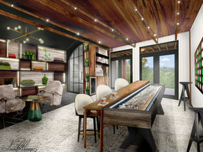 Modern Log Cabin