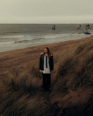 Portrait femme shooting  plage Nantes – Vince Tempel (Vincent Templement) photographe - Loire Atlantique