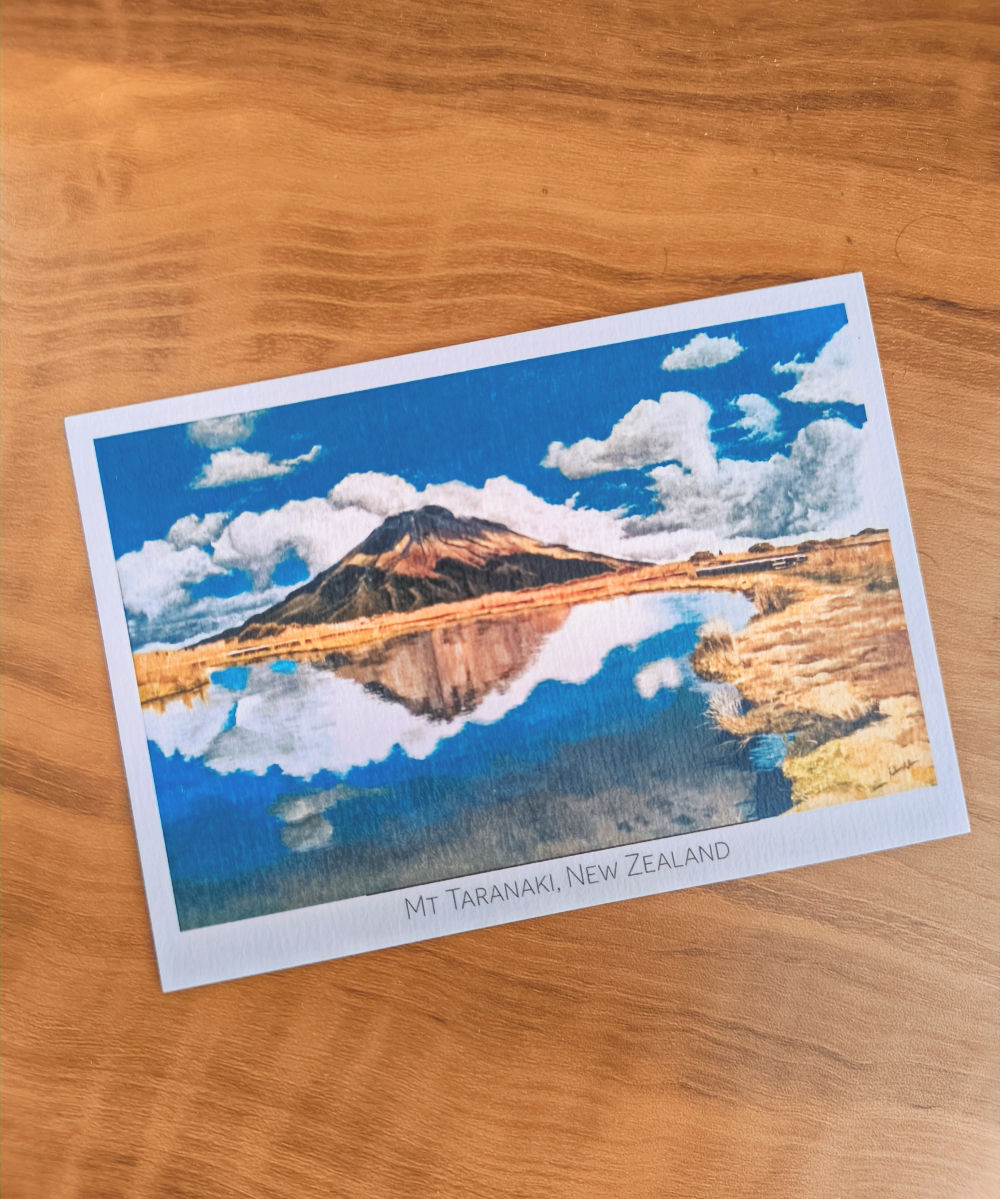 Postcard - Mt Taranaki, New Zealand