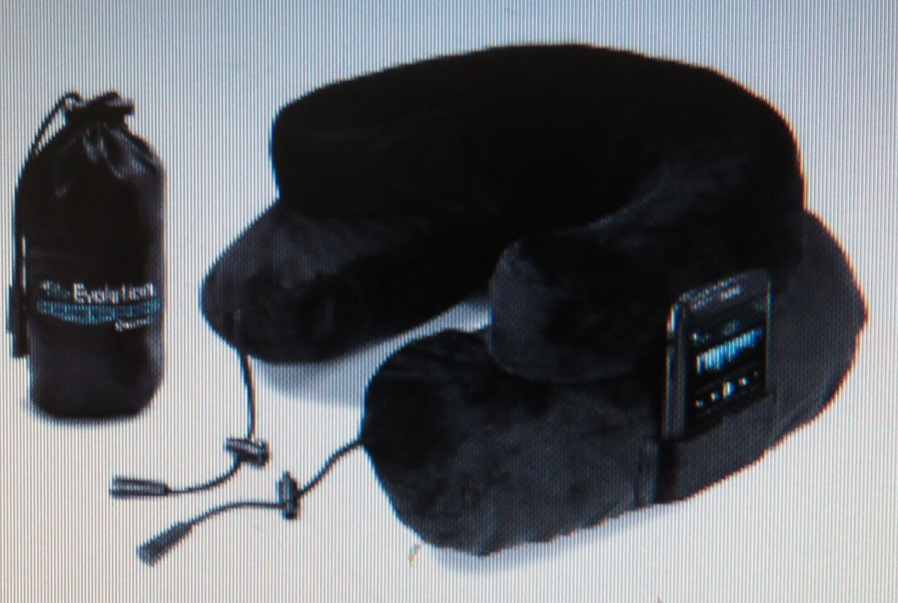 Air Evolution Inflatable Neck Pillow + Small Bag - A Pillow That Works!