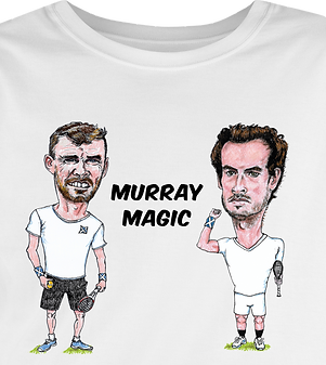 Murray Magic tshirt Andy Murray and Jamie Murray