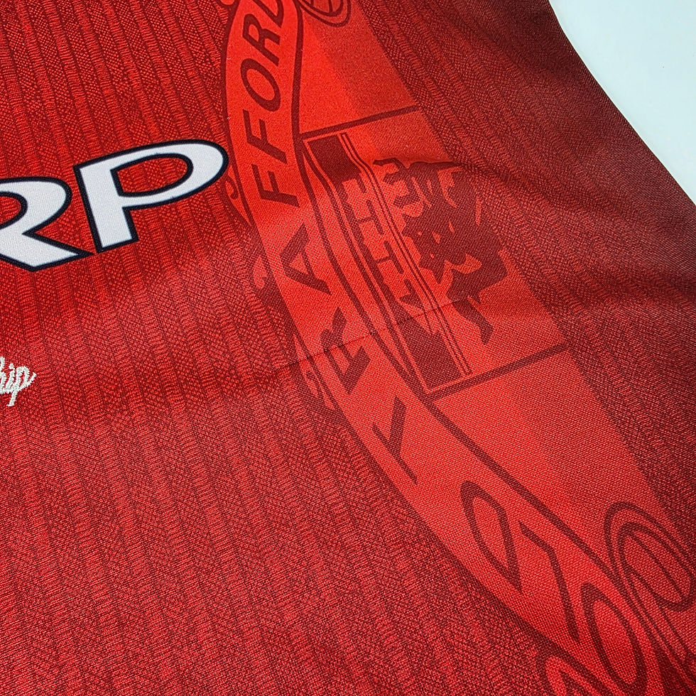 Thumbnail: Manchester United 1996/98 Home PL Champions stitching (L) 