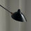 Thumbnail: Editions Serge Mouille｜Two Arm One Curved Rotating Wall Sconce｜used