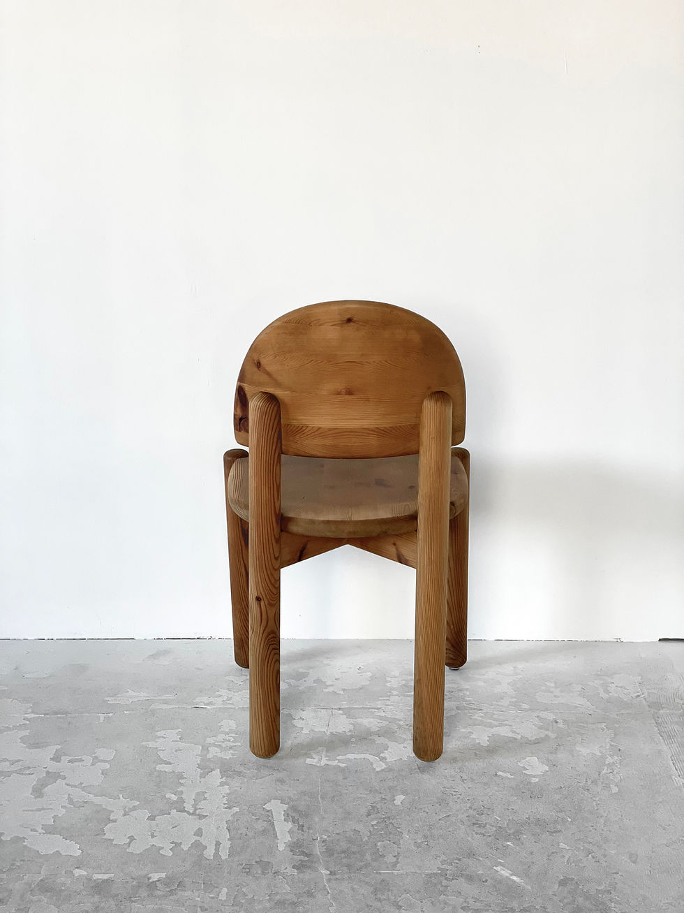サムネイル： Rainer Daumiller Solid Pine Sidechair #2 - Hirtshals Savaerk, 1970