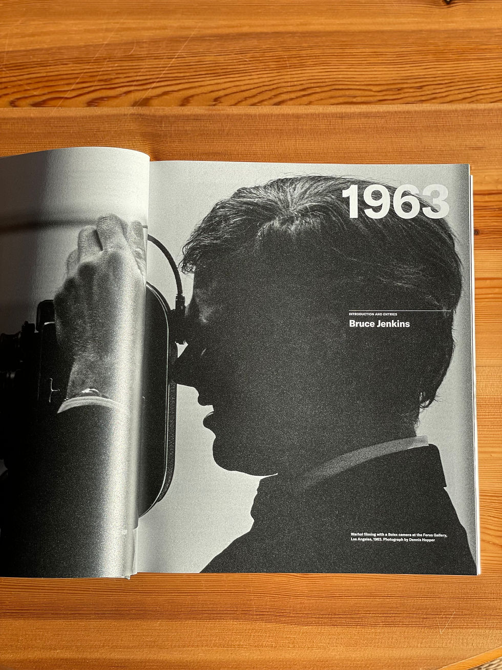 サムネイル： The Films of Andy Warhol Catalogue Raisonne 1963-1965