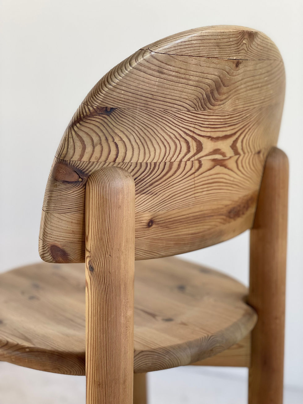 Thumbnail: Rainer Daumiller Solid Pine Sidechair #3 - Hirtshals Savværk, 1970