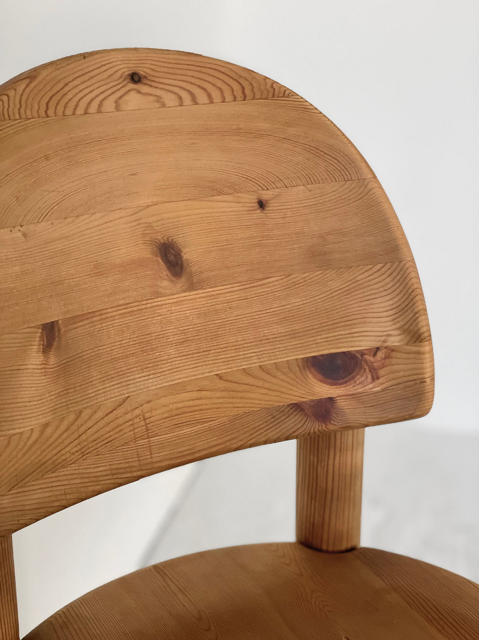 サムネイル： Rainer Daumiller Solid Pine Sidechair #2 - Hirtshals Savaerk, 1970