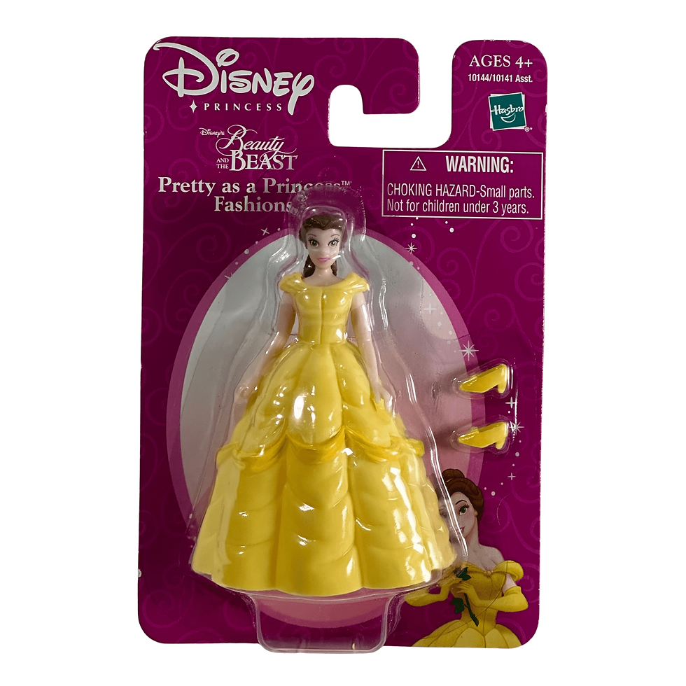 Disney Pretty As A Princess Beauty & The Beast Belle 3.5" Doll 2002 Front View