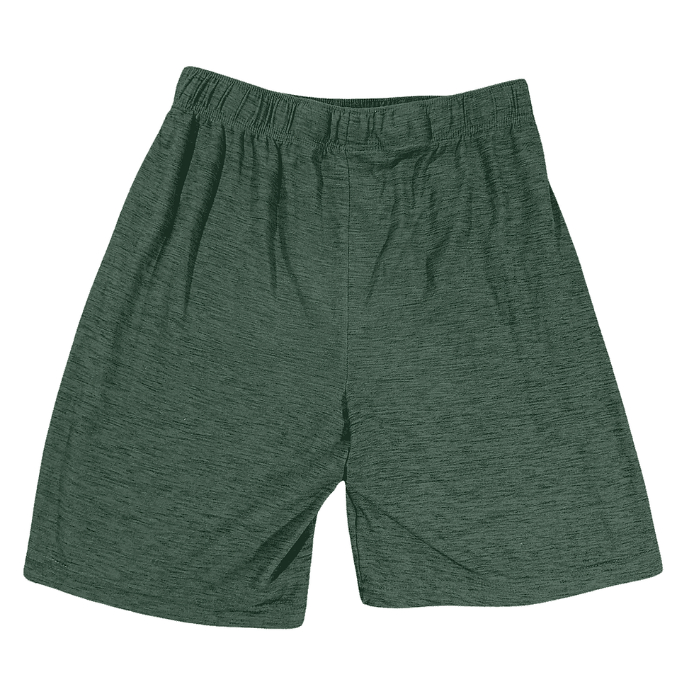 Back view of Old Navy Active Boys Youth XL green athletic shorts.