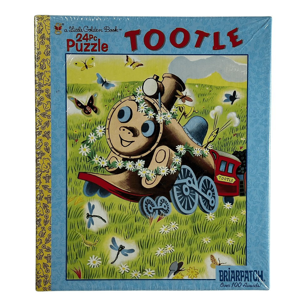 A Little Golden Book "Tootle" Children's 24 Piece Jigsaw Puzzle 2002 New Front View