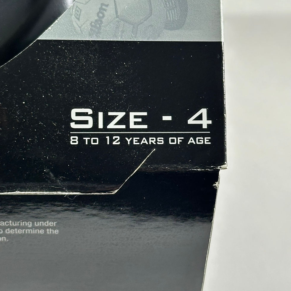 Wilson 2007 32 Pannel Black And White Size 4 Soccer Ball, Package Info