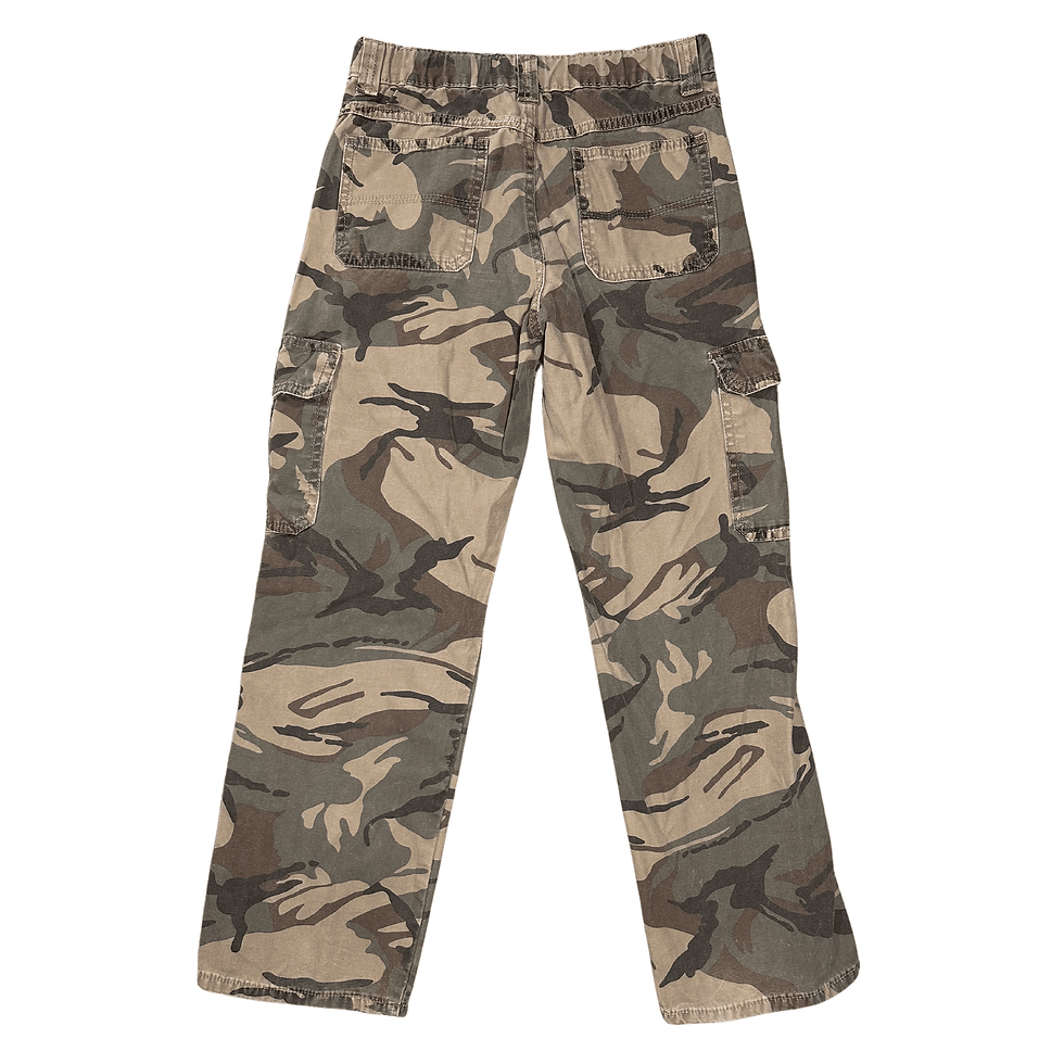 Wrangler Boy's Size 14 Regular Camo Cargo Jeans, Back View