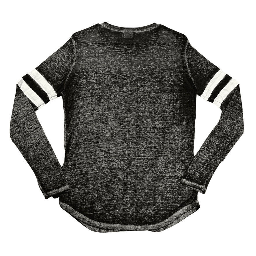 Jerry Leigh DC Comics Women's Juniors Large (11 - 13) Batman Lightweight Gray Logo Shirt Back