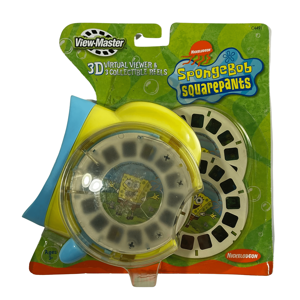 New Mattel Fisher Price View-Master Vintage 2003 Nickelodeon Spongebob Squarepants 3D Viewer Front View