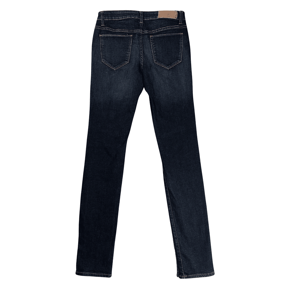 Joe's Women's Size 26 Dark Blue Denim Skinny Fit Jeans Back