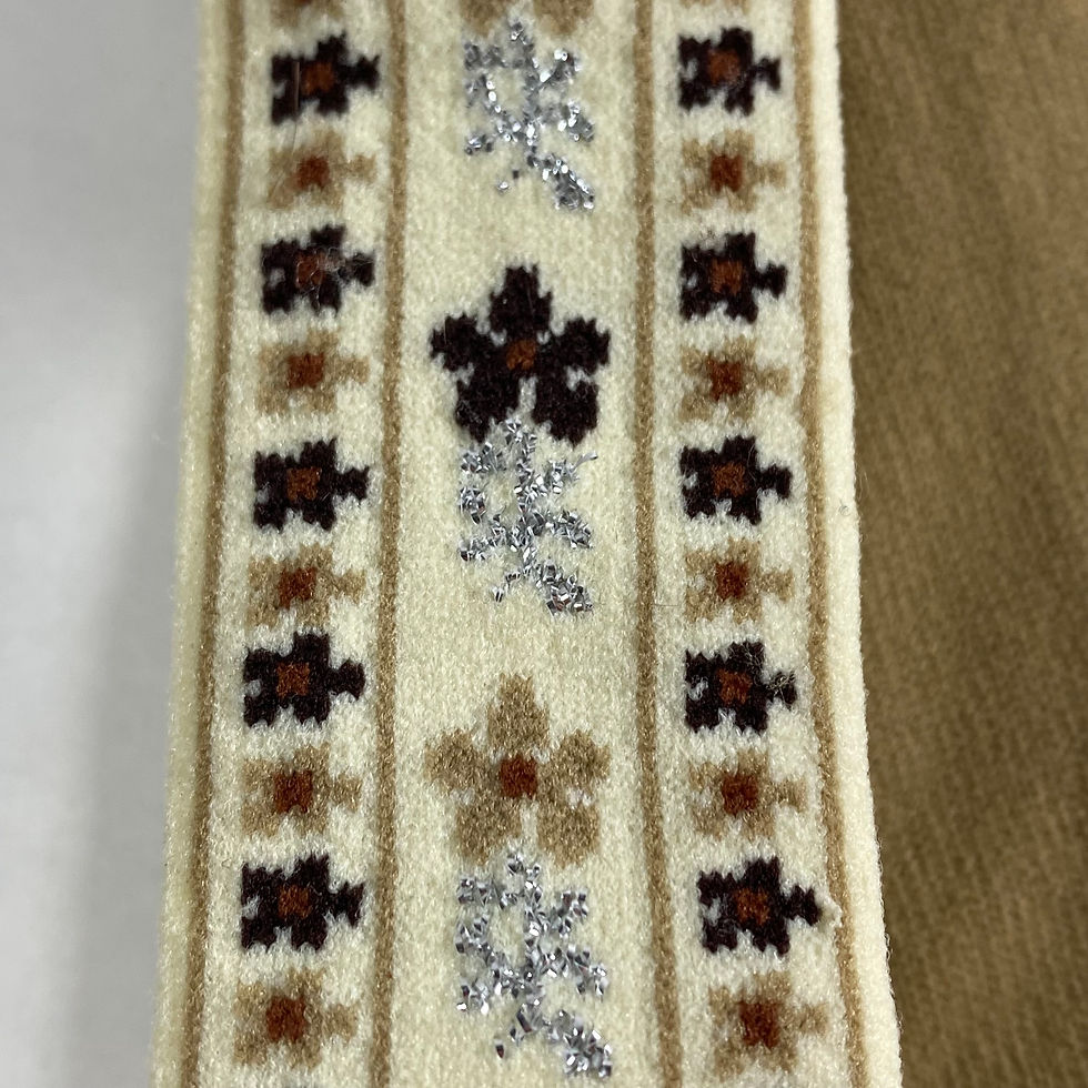 Expressions 1999 Women's Winter Themed Headbands Snowflake Pattern Close Up