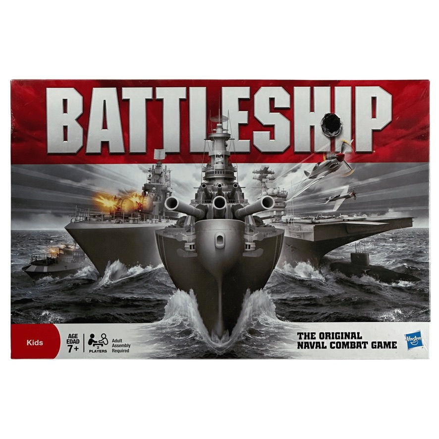 Hasbro Battleship 2 Player Strategy Board Game Front View