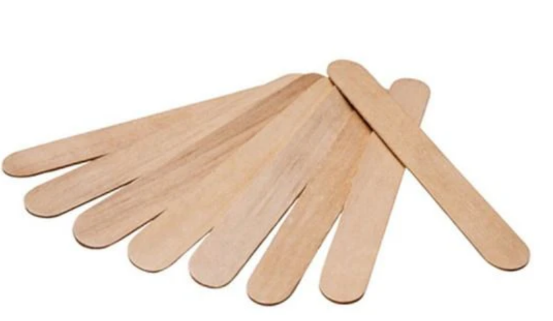 Palo Bajalenguas Madera 15x18cm 48 pz Nat