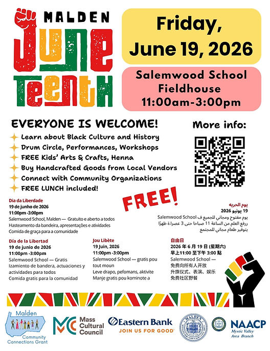 Malden Juneteenth 2026 Flier - Translations.jpg