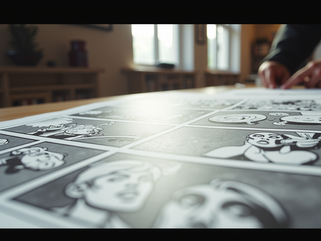 Exploring the Creative World of Matthew Clark's 'Ghost' Through Comic Book Storytelling Techniques