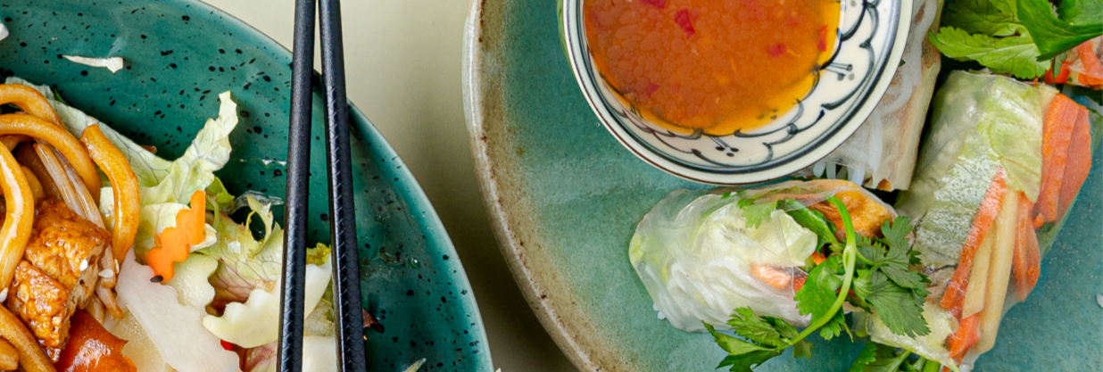 Arranged Food and Objects