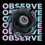 Thumbnail: Black Observe Cotton Printed Tshirt