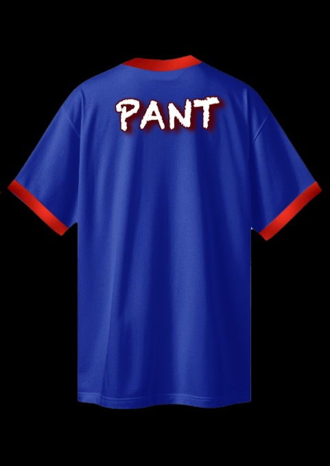 Thumbnail: Blue LSG Rishabh Pant Seedha Daal Printed Tshirt