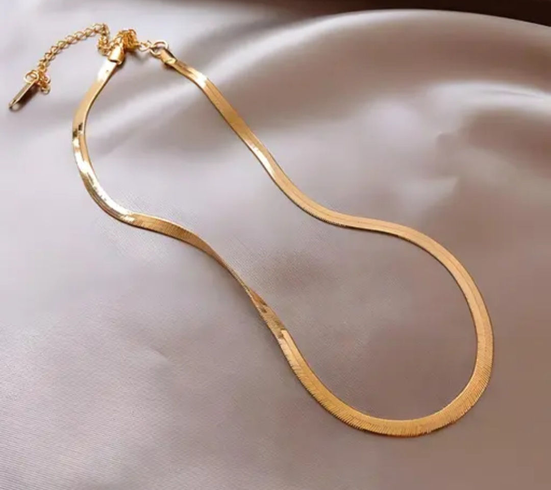 Golden  Anti Tarnish Snake Chain