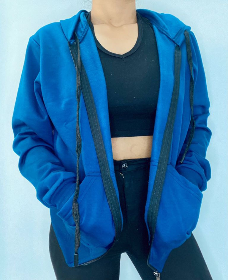 Royal Blue Fleece Lined Jacket