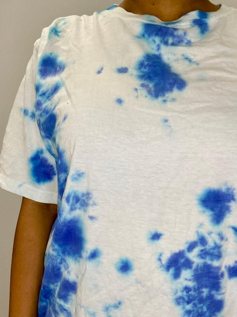 Thumbnail: Blue Dots Tie Dye T-Shirt